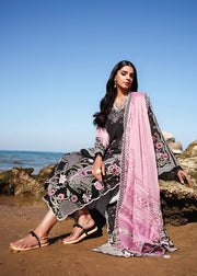 Saira Shakira Breeze Embroidered Lawn Unstitched 3Pc Suit D-01B IVY