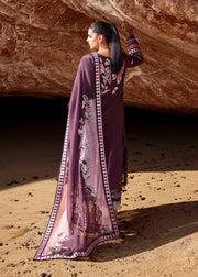 Saira Shakira Breeze Embroidered Lawn Unstitched 3Pc Suit D-02A NOOR