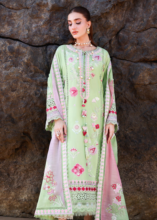 Saira Shakira Breeze Embroidered Lawn Unstitched 3Pc Suit D-02B NOOR