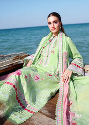 Saira Shakira Breeze Embroidered Lawn Unstitched 3Pc Suit D-02B NOOR