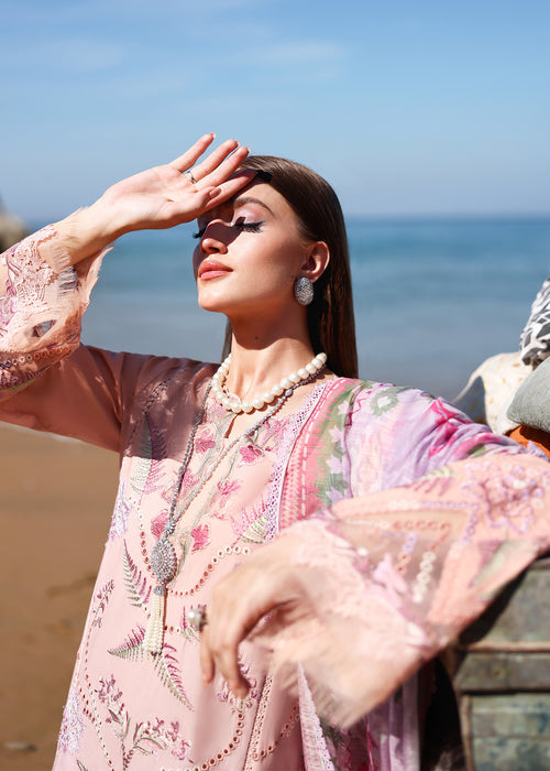 Saira Shakira Breeze Embroidered Lawn Unstitched 3Pc Suit D-03A TALI