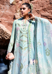 Saira Shakira Breeze Embroidered Lawn Unstitched 3Pc Suit D-03B TALI