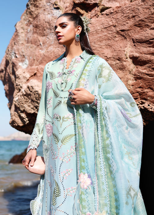 Saira Shakira Breeze Embroidered Lawn Unstitched 3Pc Suit D-03B TALI