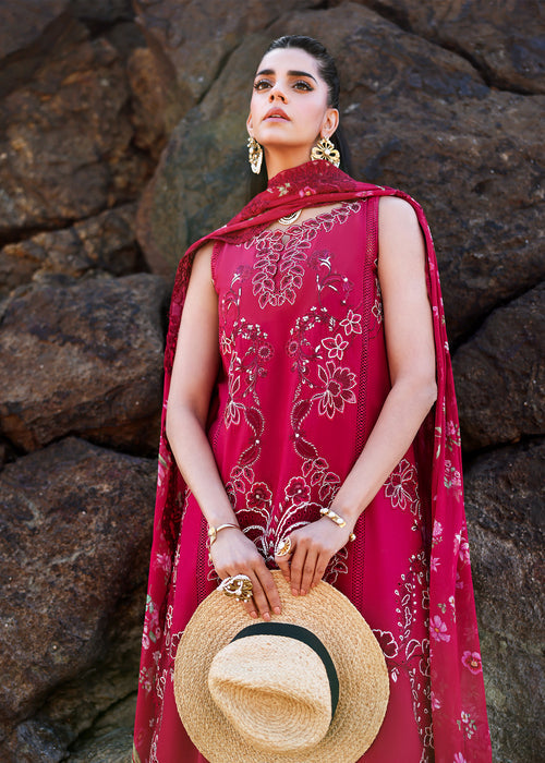 Saira Shakira Breeze Embroidered Lawn Unstitched 3Pc Suit D-04A OPHELIA