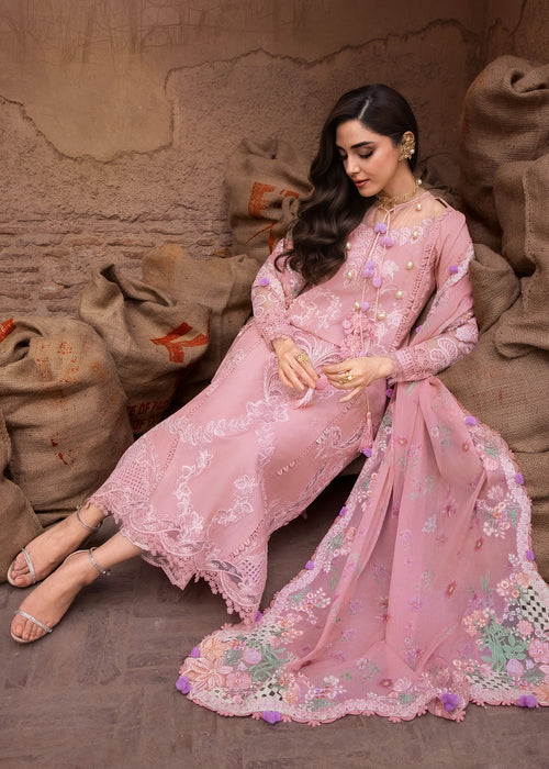 Saira Shakira Breeze Embroidered Lawn Unstitched 3Pc Suit D-04B OPHELIA