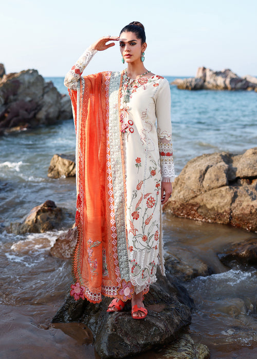 Saira Shakira Breeze Embroidered Lawn Unstitched 3Pc Suit D-05A GIA