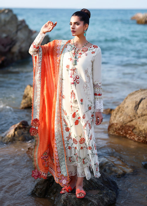 Saira Shakira Breeze Embroidered Lawn Unstitched 3Pc Suit D-05A GIA
