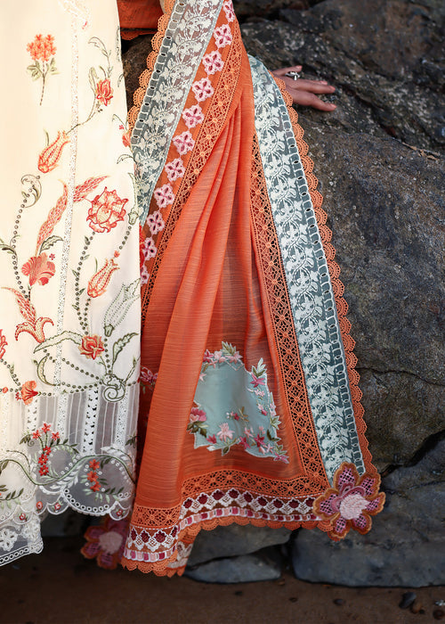 Saira Shakira Breeze Embroidered Lawn Unstitched 3Pc Suit D-05A GIA