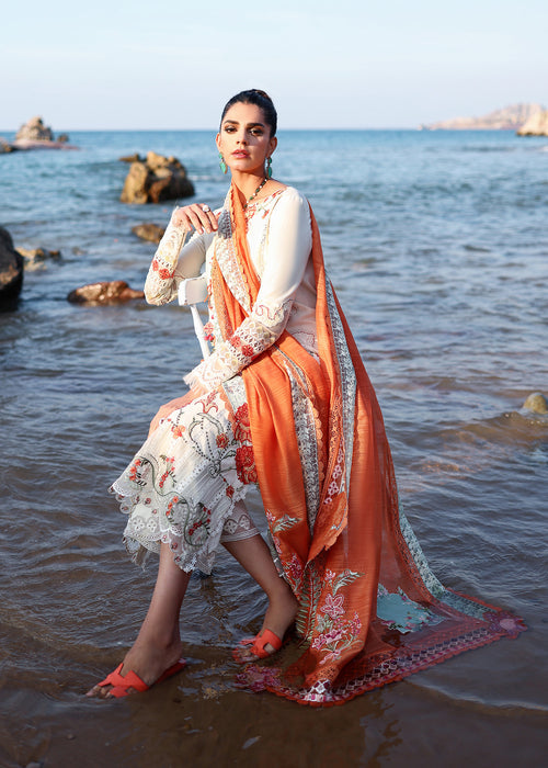 Saira Shakira Breeze Embroidered Lawn Unstitched 3Pc Suit D-05A GIA