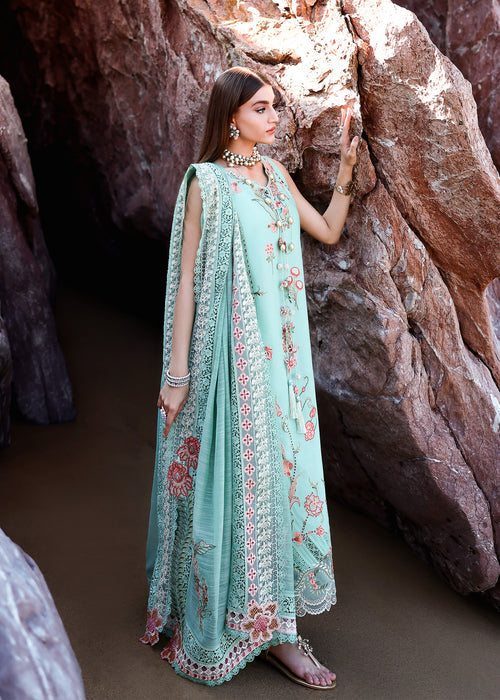 Saira Shakira Breeze Embroidered Lawn Unstitched 3Pc Suit D-05B GIA