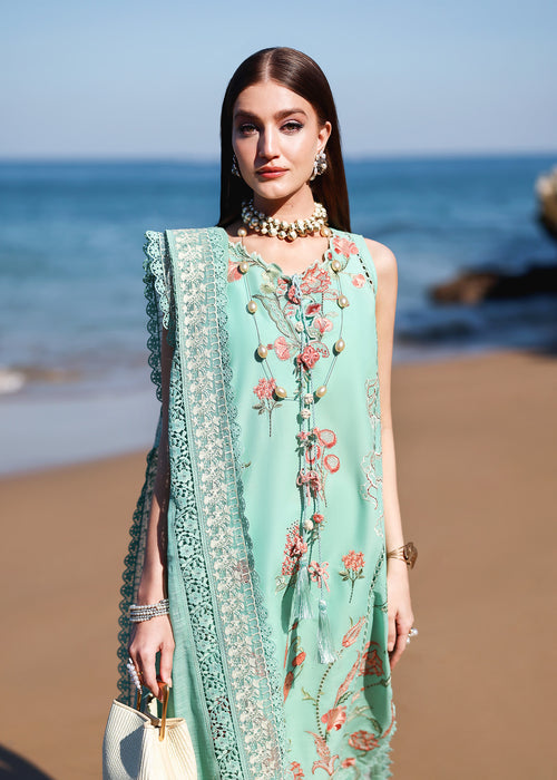 Saira Shakira Breeze Embroidered Lawn Unstitched 3Pc Suit D-05B GIA