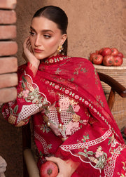 Saira Shakira Breeze Embroidered Lawn Unstitched 3Pc Suit D-06A ROSE