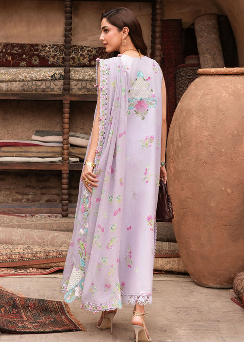 Saira Shakira Breeze Embroidered Lawn Unstitched 3Pc Suit D-06B ROSE