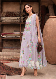 Saira Shakira Breeze Embroidered Lawn Unstitched 3Pc Suit D-06B ROSE