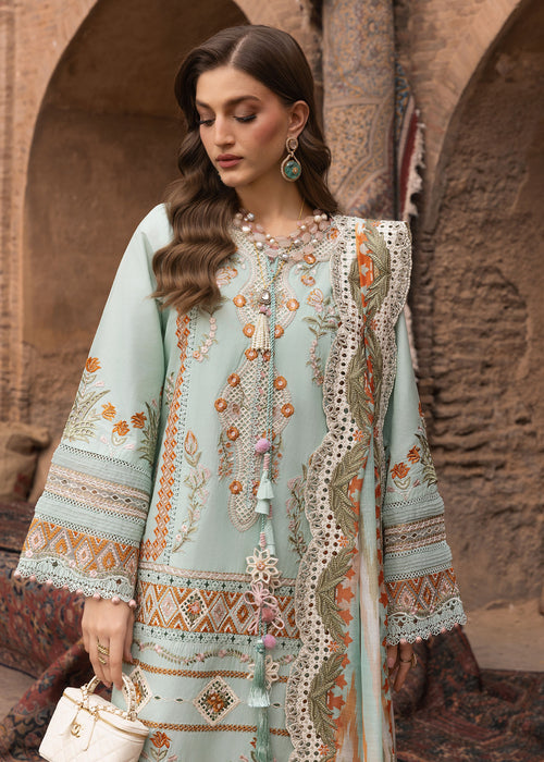 Saira Shakira Breeze Embroidered Lawn Unstitched 3Pc Suit D-08A RUNA