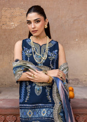Saira Shakira Breeze Embroidered Lawn Unstitched 3Pc Suit D-08B RUNA