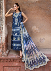 Saira Shakira Breeze Embroidered Lawn Unstitched 3Pc Suit D-08B RUNA