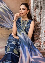 Saira Shakira Breeze Embroidered Lawn Unstitched 3Pc Suit D-08B RUNA