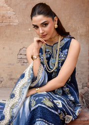 Saira Shakira Breeze Embroidered Lawn Unstitched 3Pc Suit D-08B RUNA