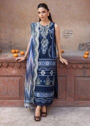 Saira Shakira Breeze Embroidered Lawn Unstitched 3Pc Suit D-08B RUNA
