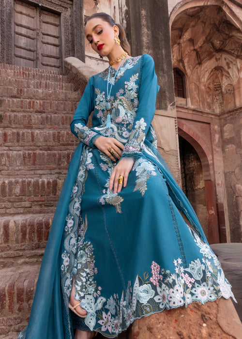 Saira Shakira Breeze Embroidered Lawn Unstitched 3Pc Suit D-09A VERA