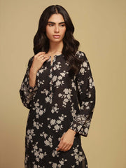Monochrome by Sahar Unstitched Printed Lawn 3 Piece Suit SBW-23-05