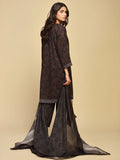 Monochrome by Sahar Unstitched Printed Lawn 3 Piece Suit SBW-23-06