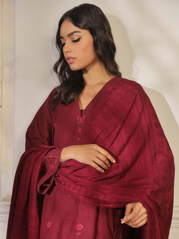 Sahar Embroidered Cross Hatch Unstitched 3 Piece Suit SD-V2-23-02