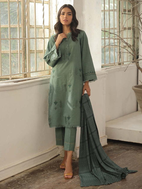 Sahar Embroidered Cross Hatch Unstitched 3 Piece Suit SD-V2-23-03