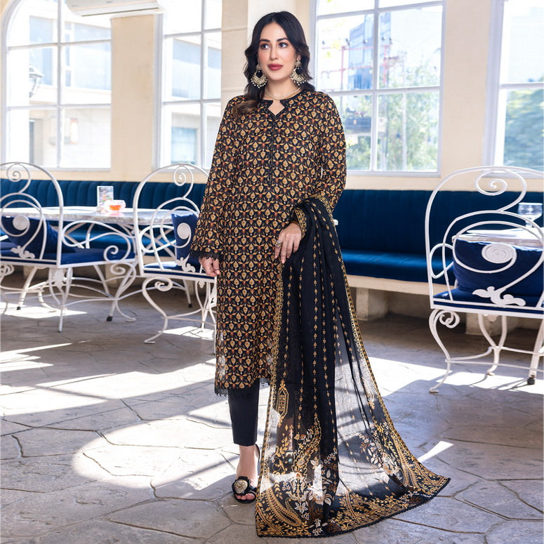 Regalia Salina Vol-06 Unstitched Digital Printed Lawn 3Pc Suit SDPL6-02