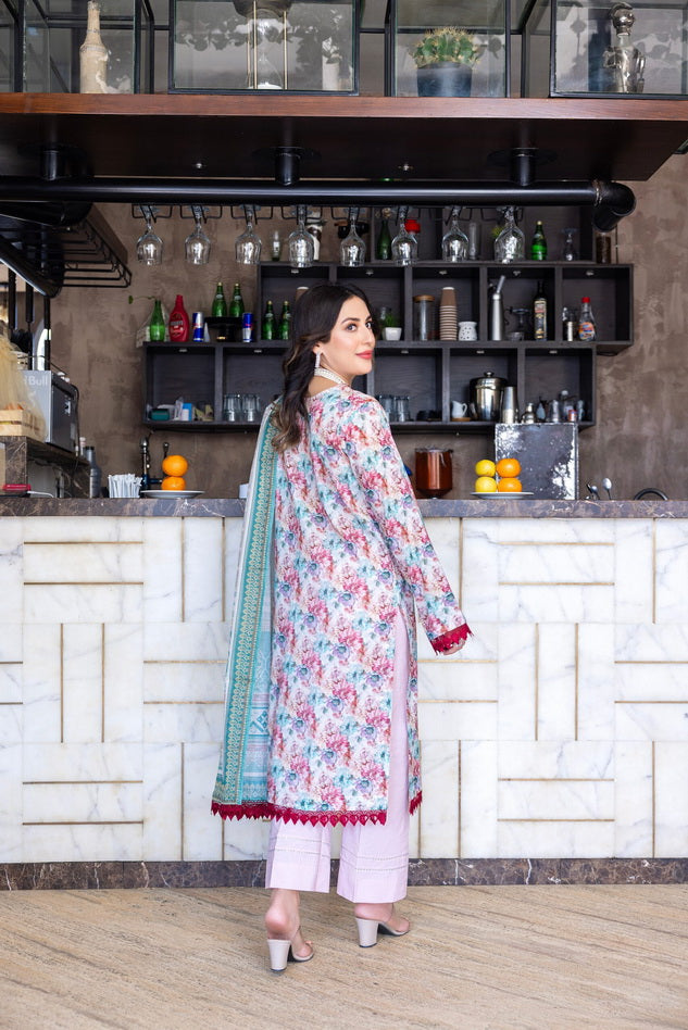 Regalia Salina Vol-06 Unstitched Digital Printed Lawn 3Pc Suit SDPL6-05