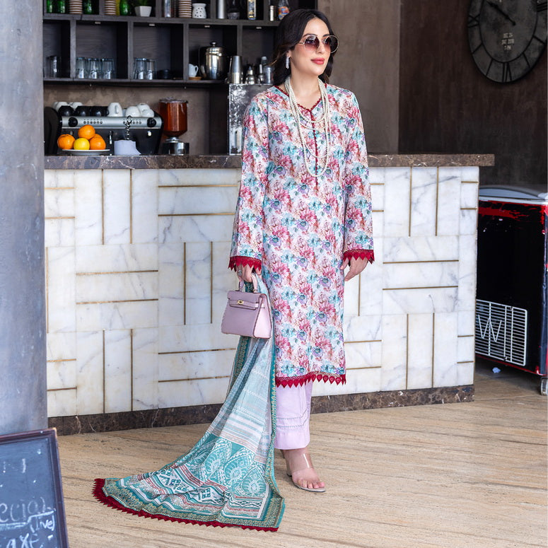 Regalia Salina Vol-06 Unstitched Digital Printed Lawn 3Pc Suit SDPL6-05
