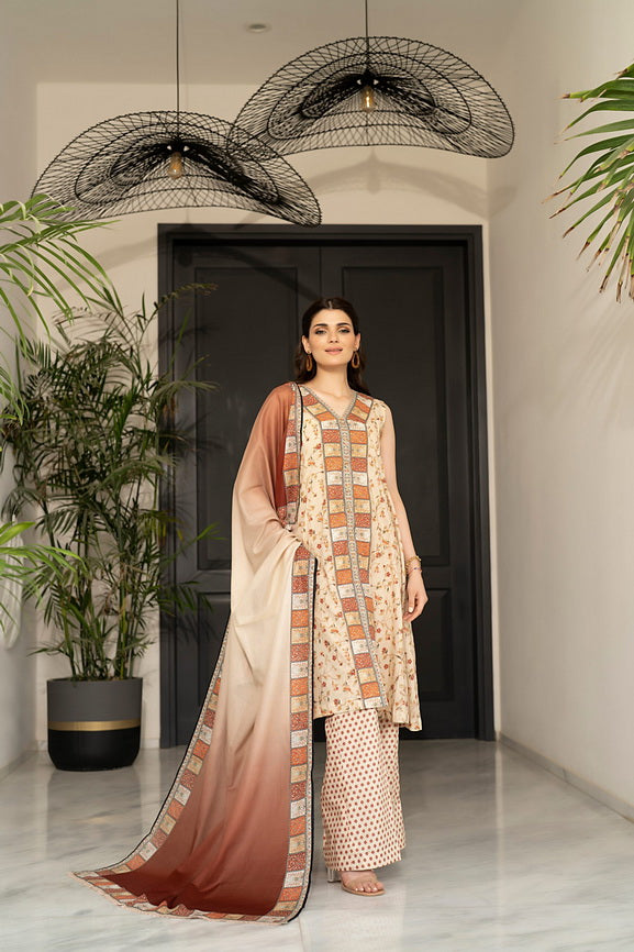 Regalia Salina Vol-07 Unstitched Digital Printed Lawn 3Pc Suit SDPL7-01