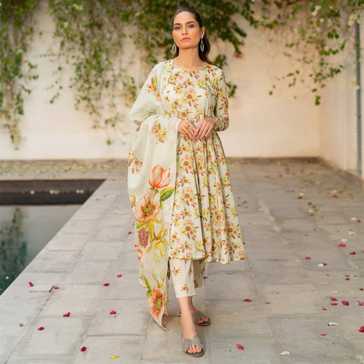 Regalia Salina Vol-07 Unstitched Digital Printed Lawn 3Pc Suit SDPL7-07