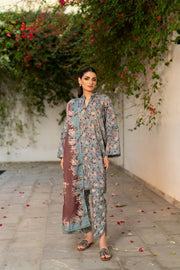 Regalia Salina Vol-07 Unstitched Digital Printed Lawn 3Pc Suit SDPL7-08