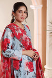 Feathers Premium Printed Lawn Unstitched 3Pc Suit SEA DEW-FT235
