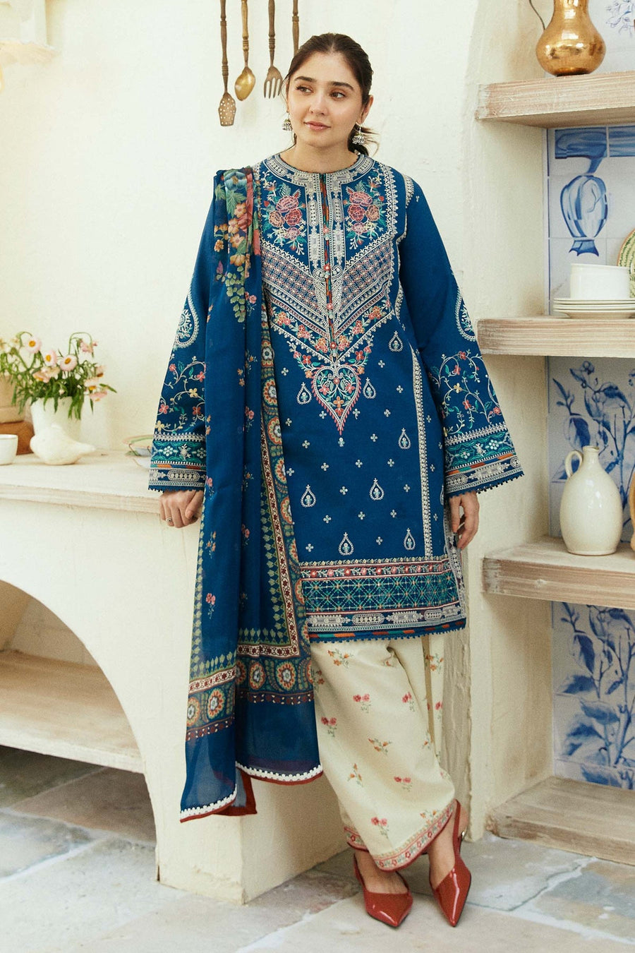 Coco by Zara Shahjahan eid edit Lawn Unstitched 3Pc Suit D-01 SEHER