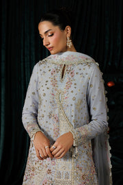 Emaan Adeel Celeste Embroidered Chiffon Unstitched 3Pc Suit - SELENE