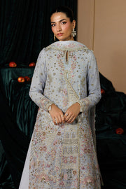 Emaan Adeel Celeste Embroidered Chiffon Unstitched 3Pc Suit - SELENE