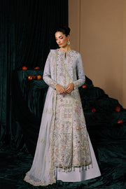 Emaan Adeel Celeste Embroidered Chiffon Unstitched 3Pc Suit - SELENE