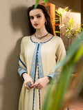 Faiza Faisal Signature Pret Dyed Embroidered Raw Silk 3Pc Suit - SERENA