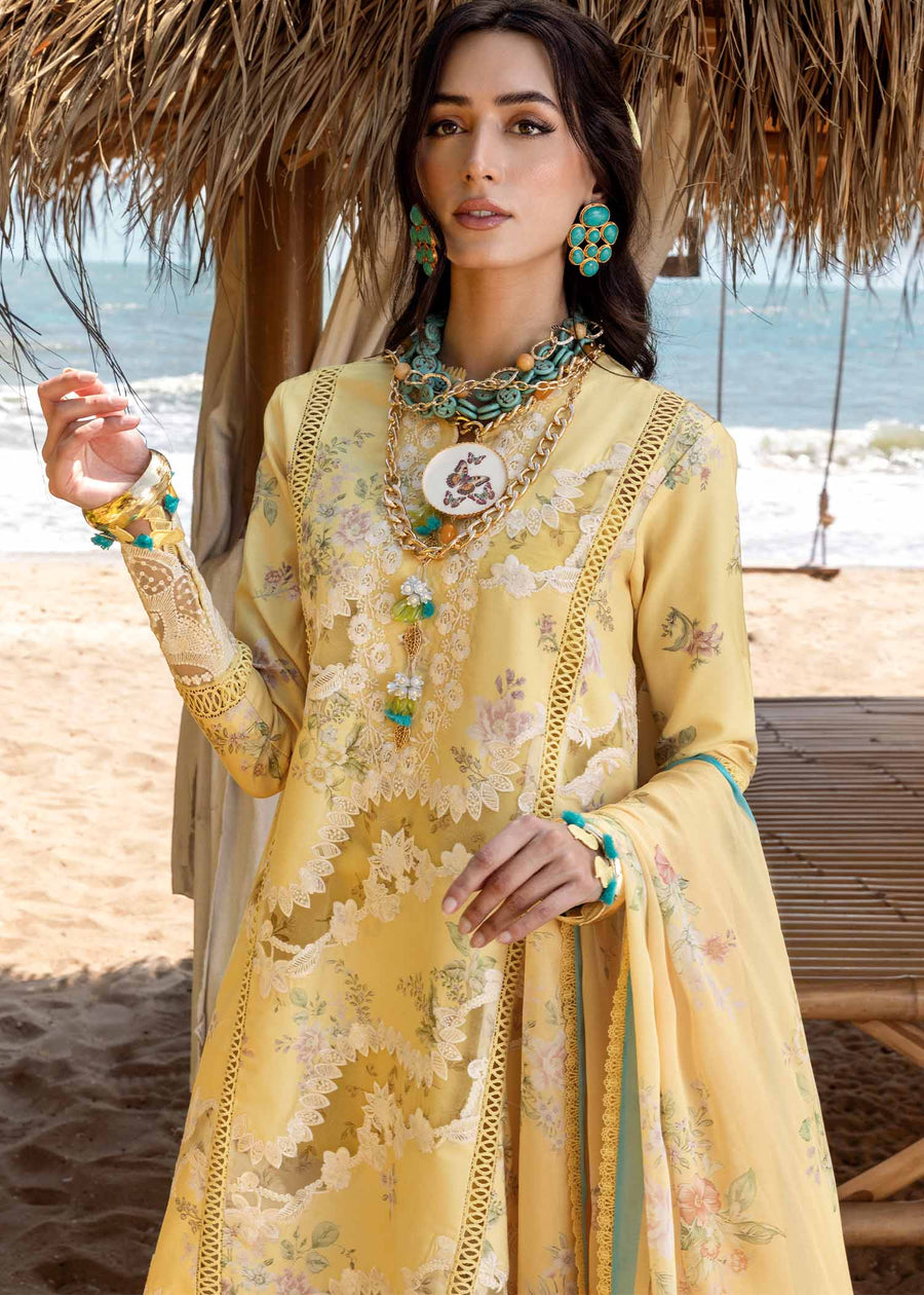 Saira Shakira Embroidered Luxury Lawn Unstitched 3Pc Suit SERENA-A