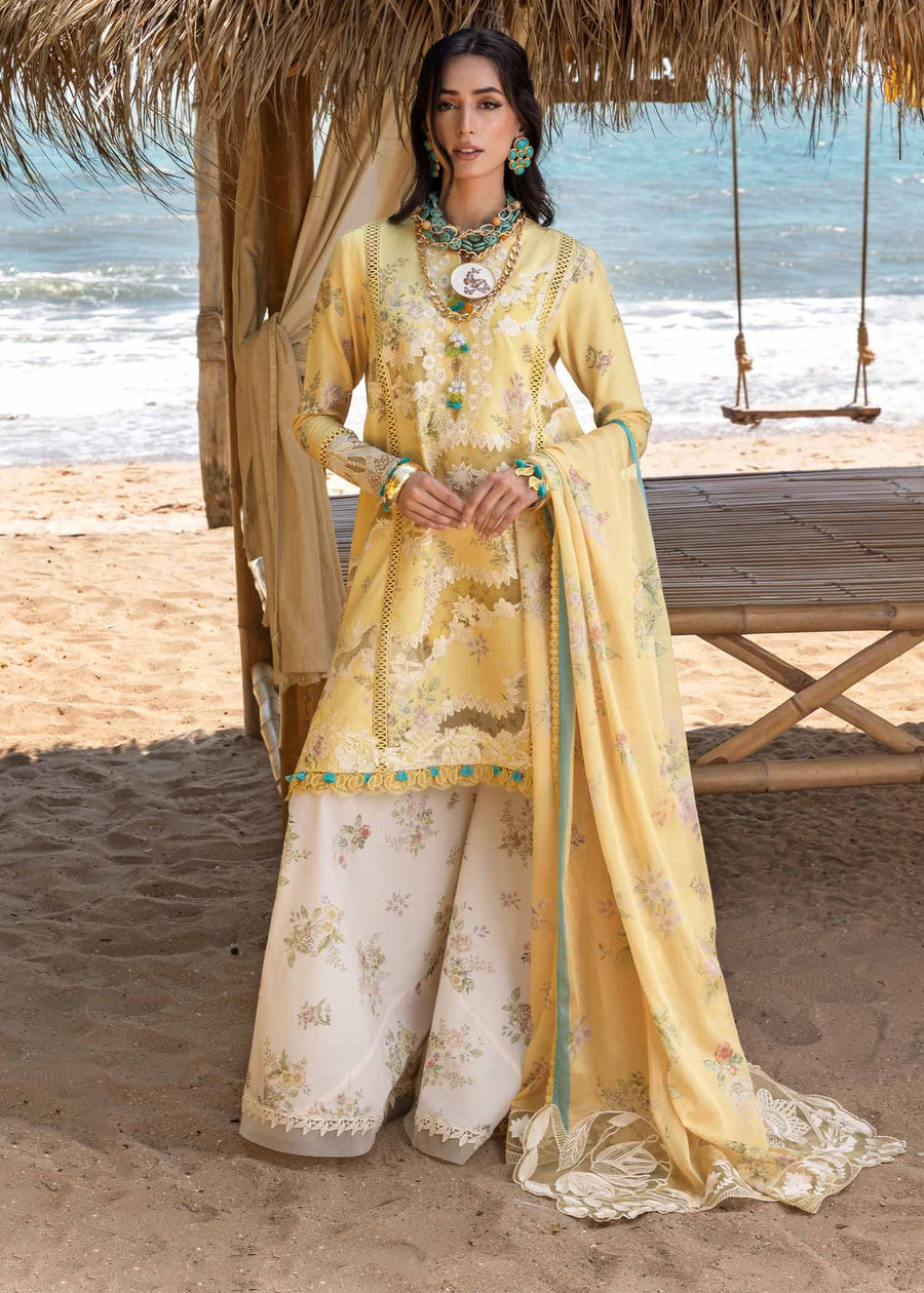 Saira Shakira Embroidered Luxury Lawn Unstitched 3Pc Suit SERENA-A