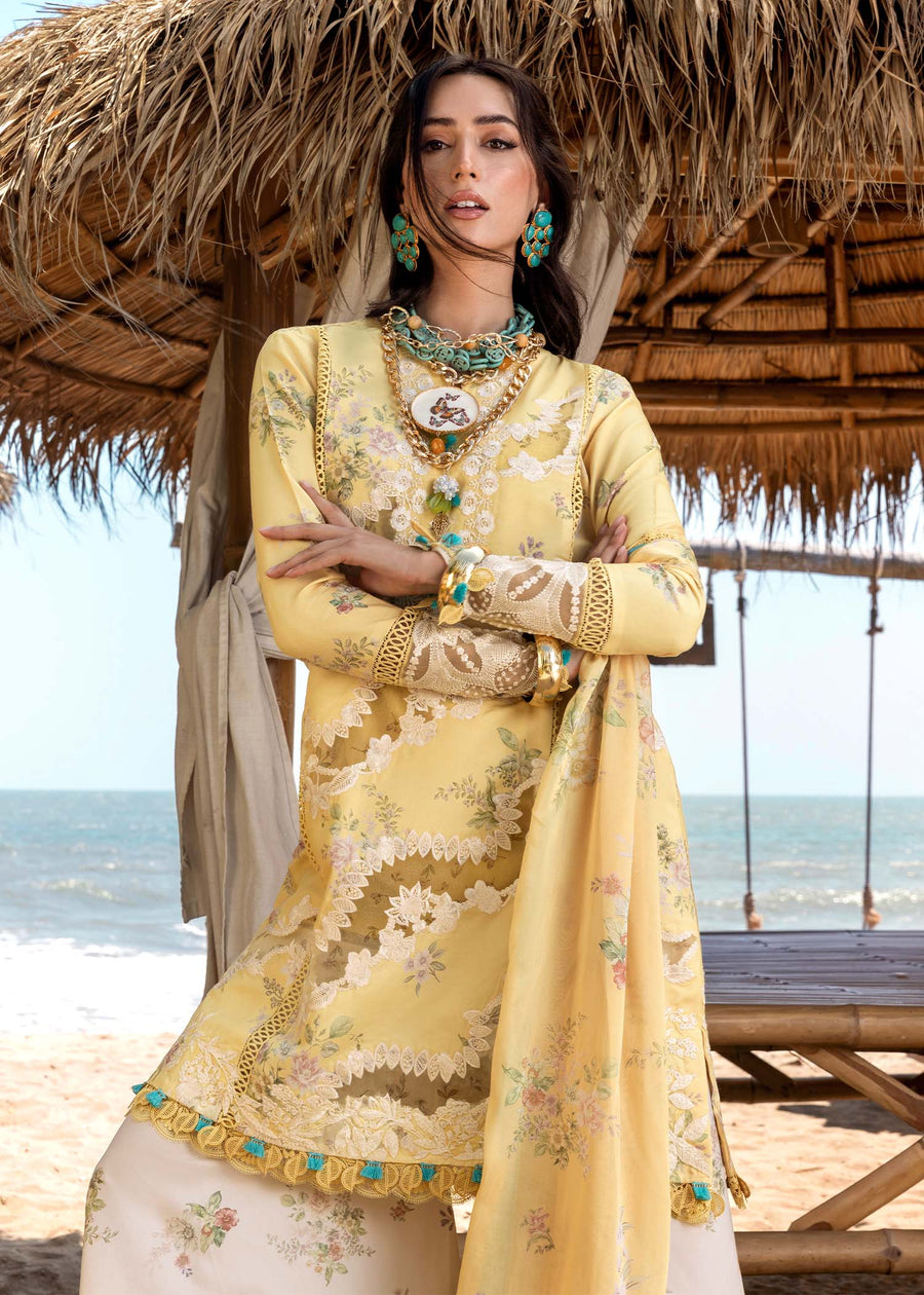 Saira Shakira Embroidered Luxury Lawn Unstitched 3Pc Suit SERENA-A