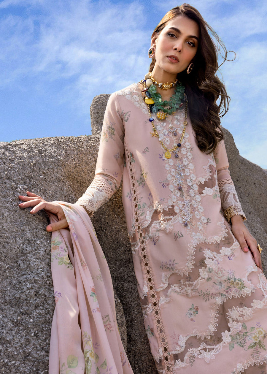 Saira Shakira Embroidered Luxury Lawn Unstitched 3Pc Suit SERENA-B