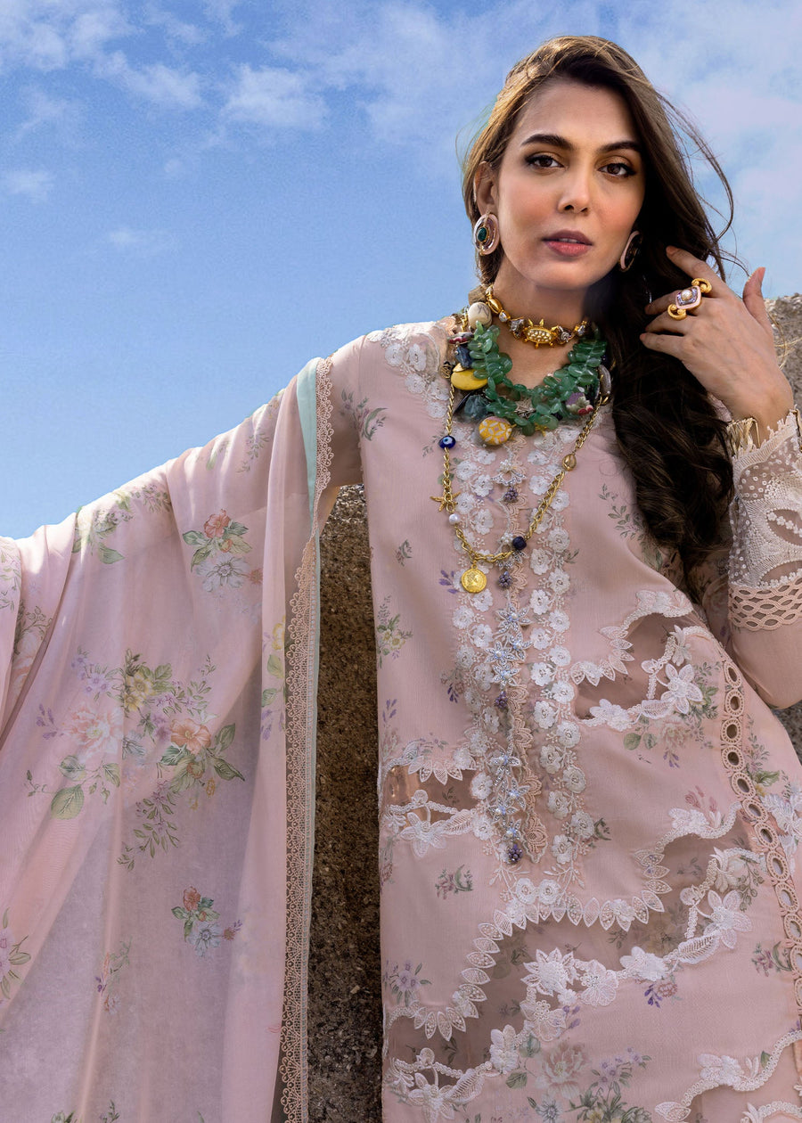 Saira Shakira Embroidered Luxury Lawn Unstitched 3Pc Suit SERENA-B
