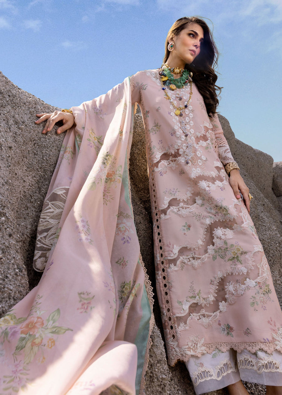Saira Shakira Embroidered Luxury Lawn Unstitched 3Pc Suit SERENA-B