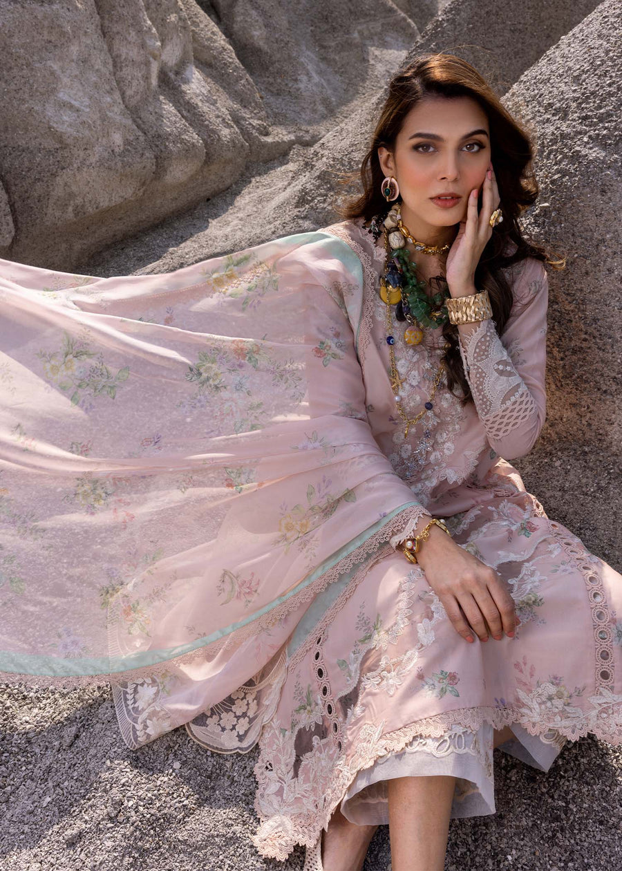 Saira Shakira Embroidered Luxury Lawn Unstitched 3Pc Suit SERENA-B