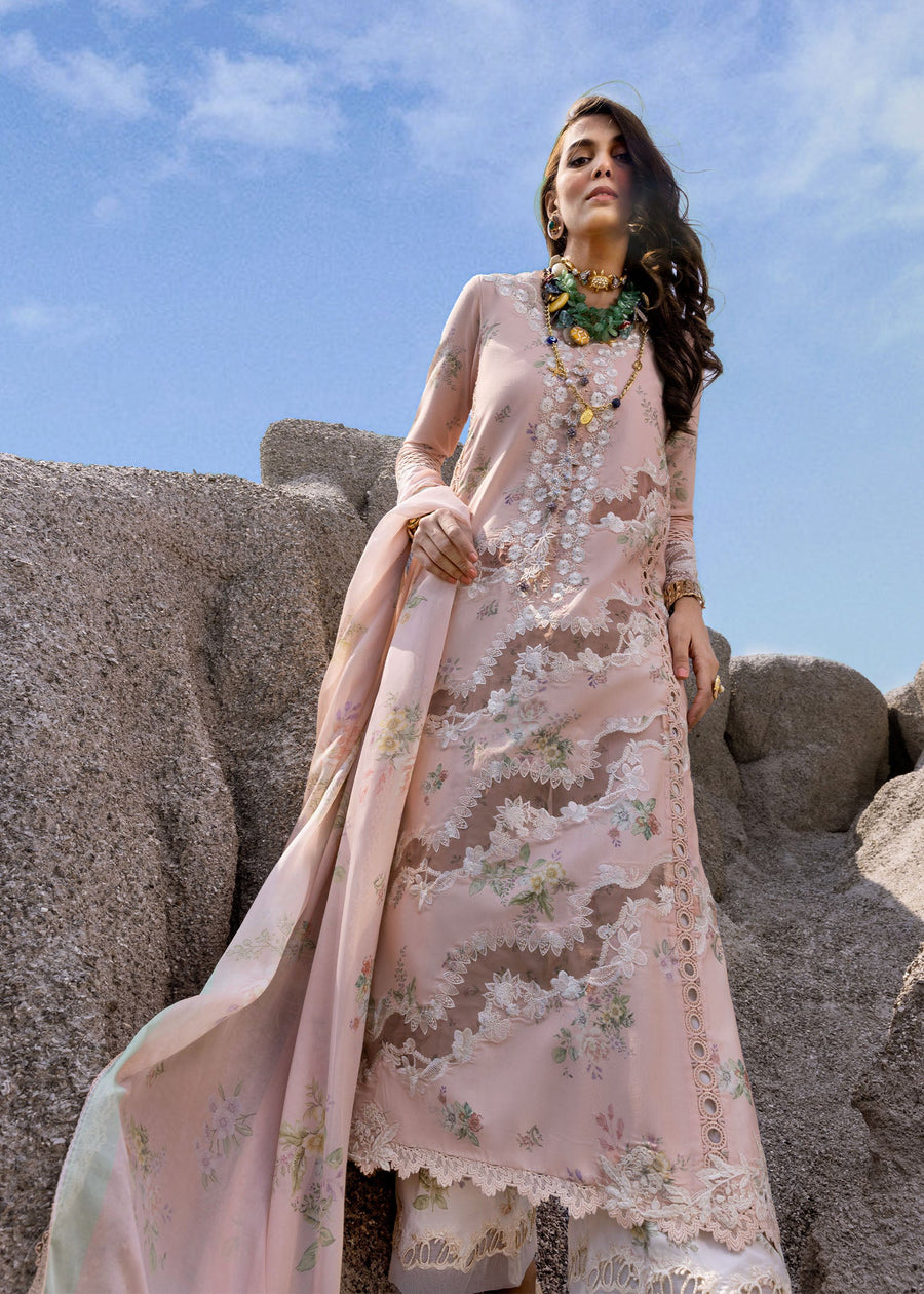 Saira Shakira Embroidered Luxury Lawn Unstitched 3Pc Suit SERENA-B
