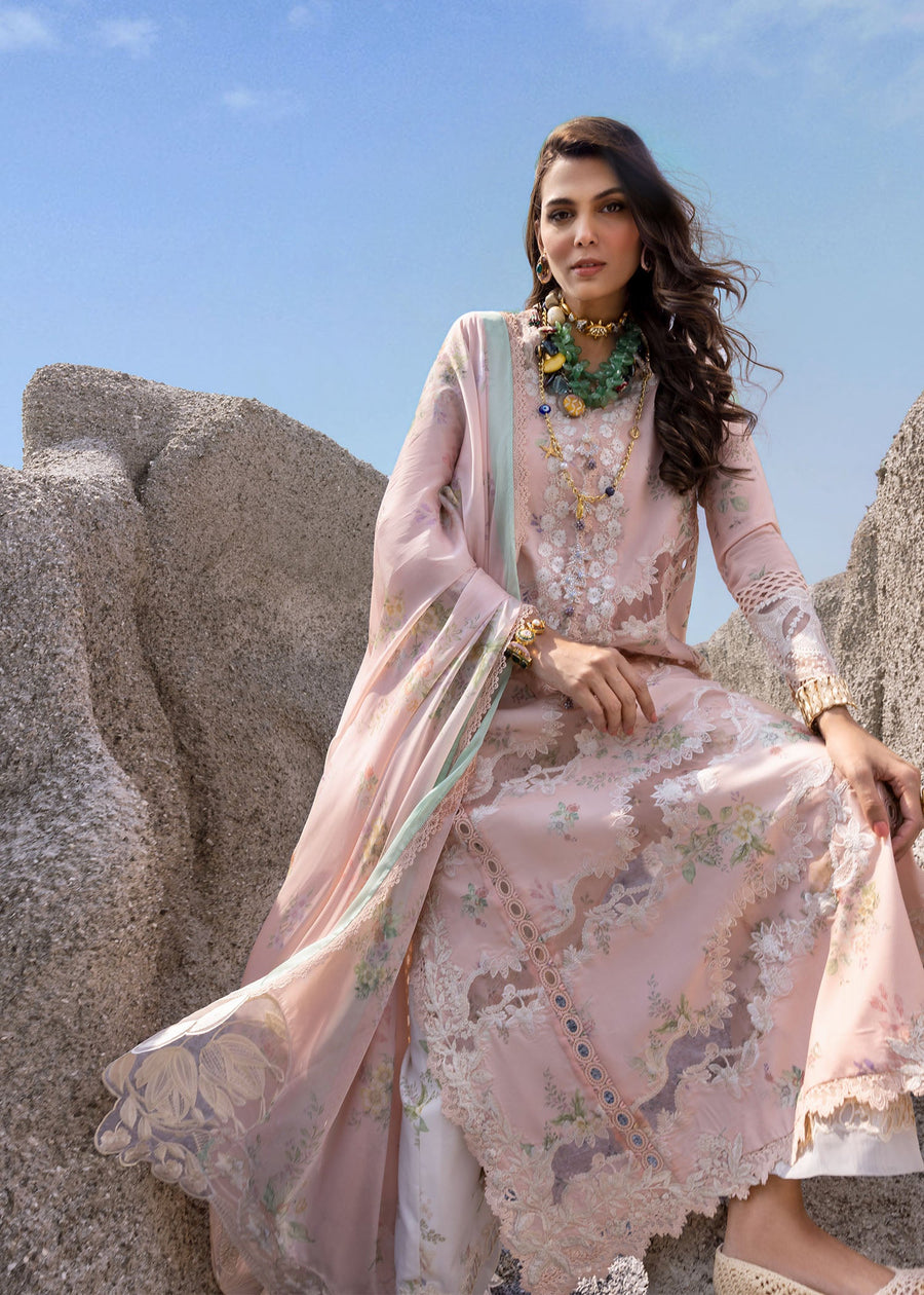 Saira Shakira Embroidered Luxury Lawn Unstitched 3Pc Suit SERENA-B
